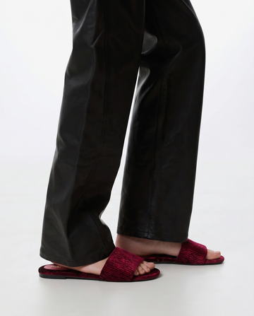 Velvet Bloom Flats