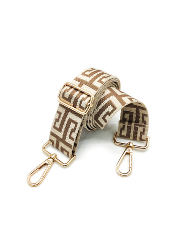 Nylon Strap (Geometric Beige)