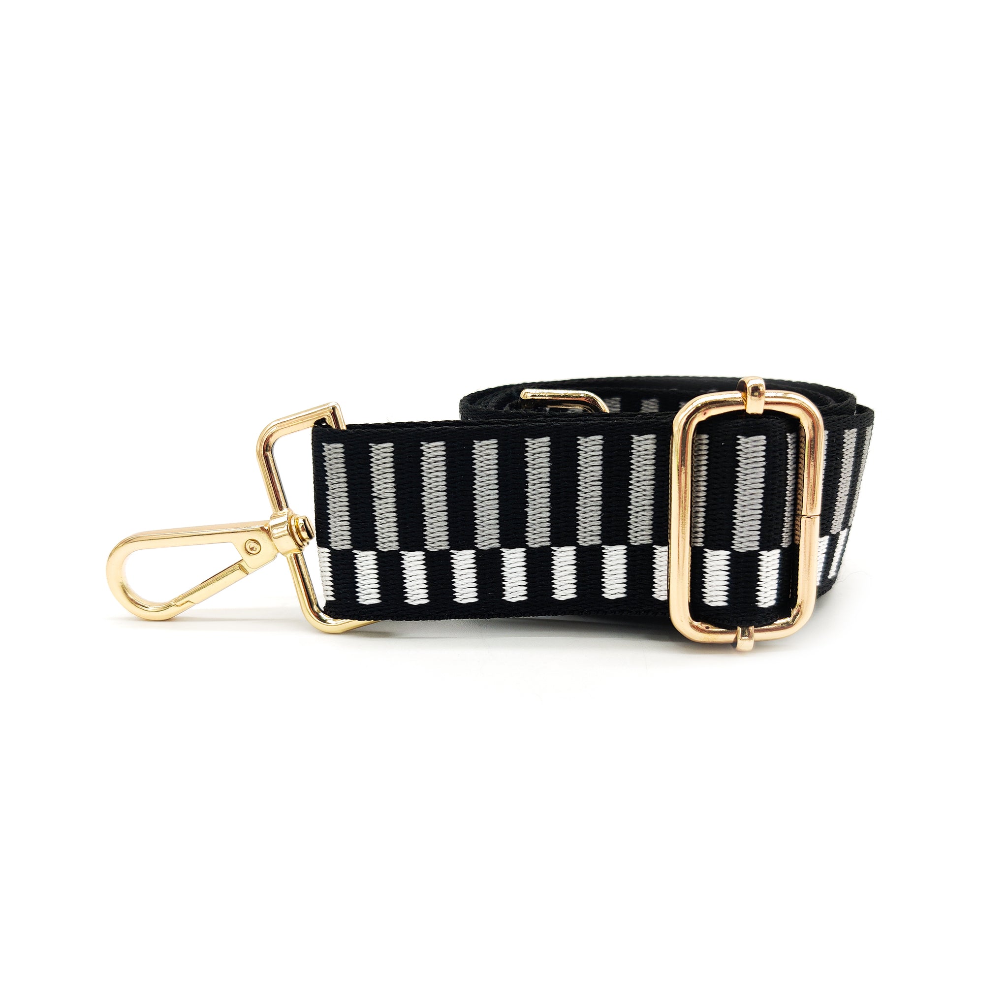 Nylon Strap Adjustable (Rectangular B/W)