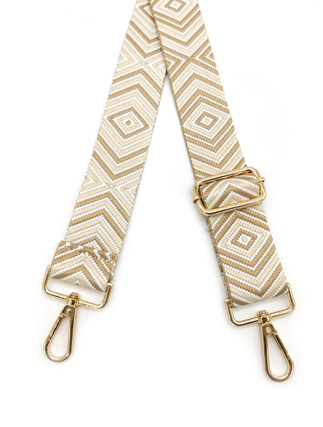 Nylon Strap Adjustable (Light Beige Diamond)