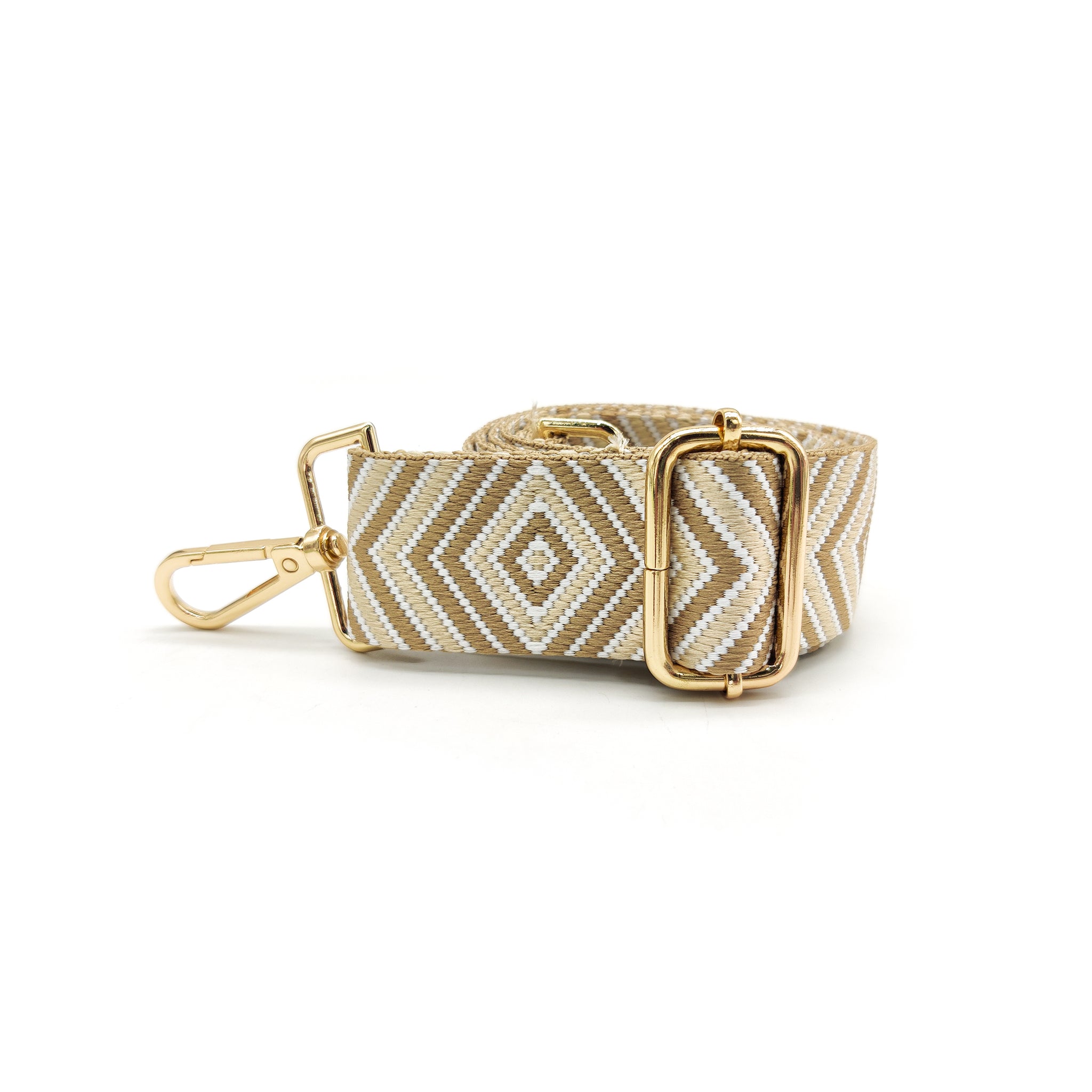 Nylon Strap Adjustable (Light Beige Diamond)