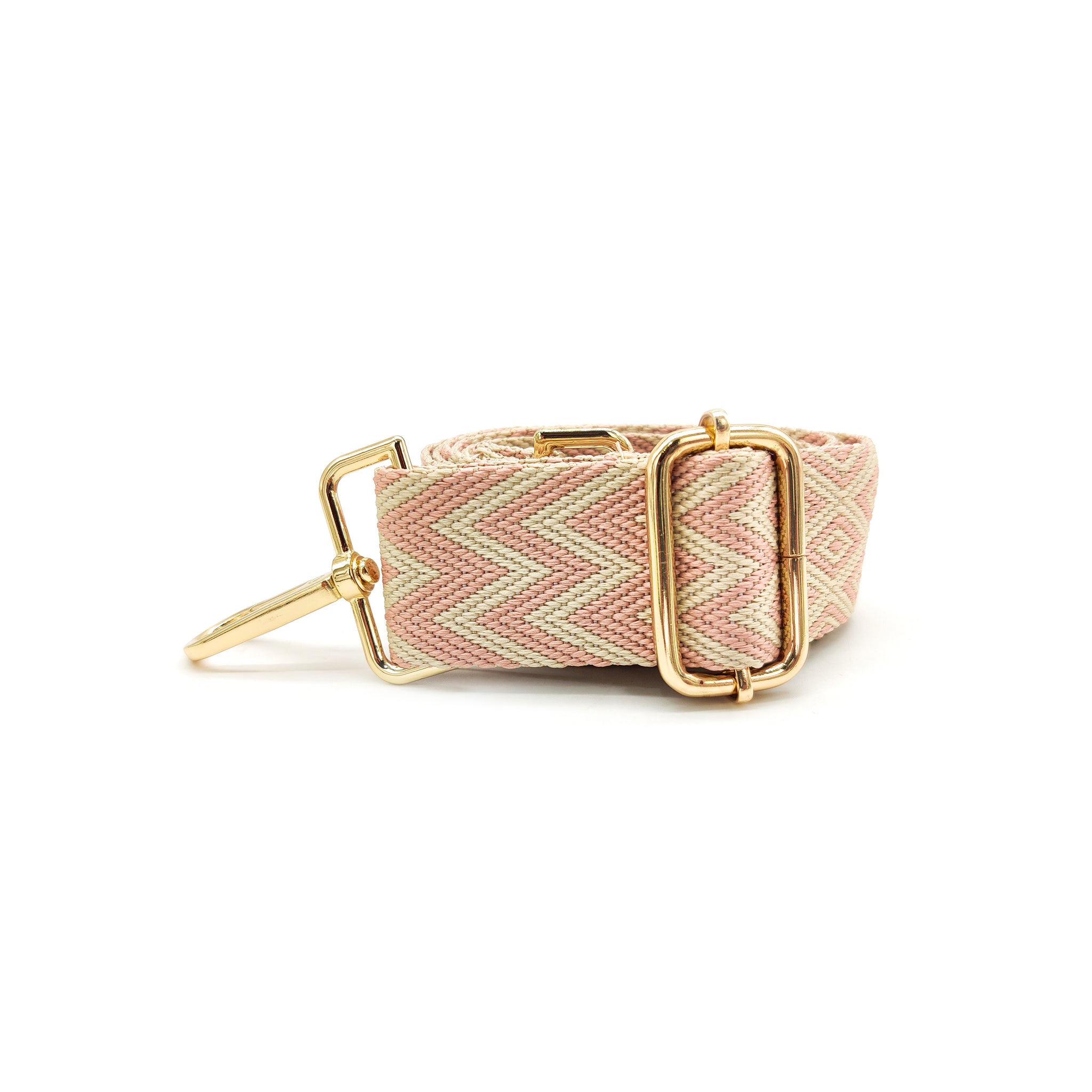 Nylon Strap Adjustable (Light Pink wavy)