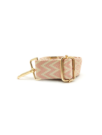 Nylon Strap Adjustable (Light Pink wavy)