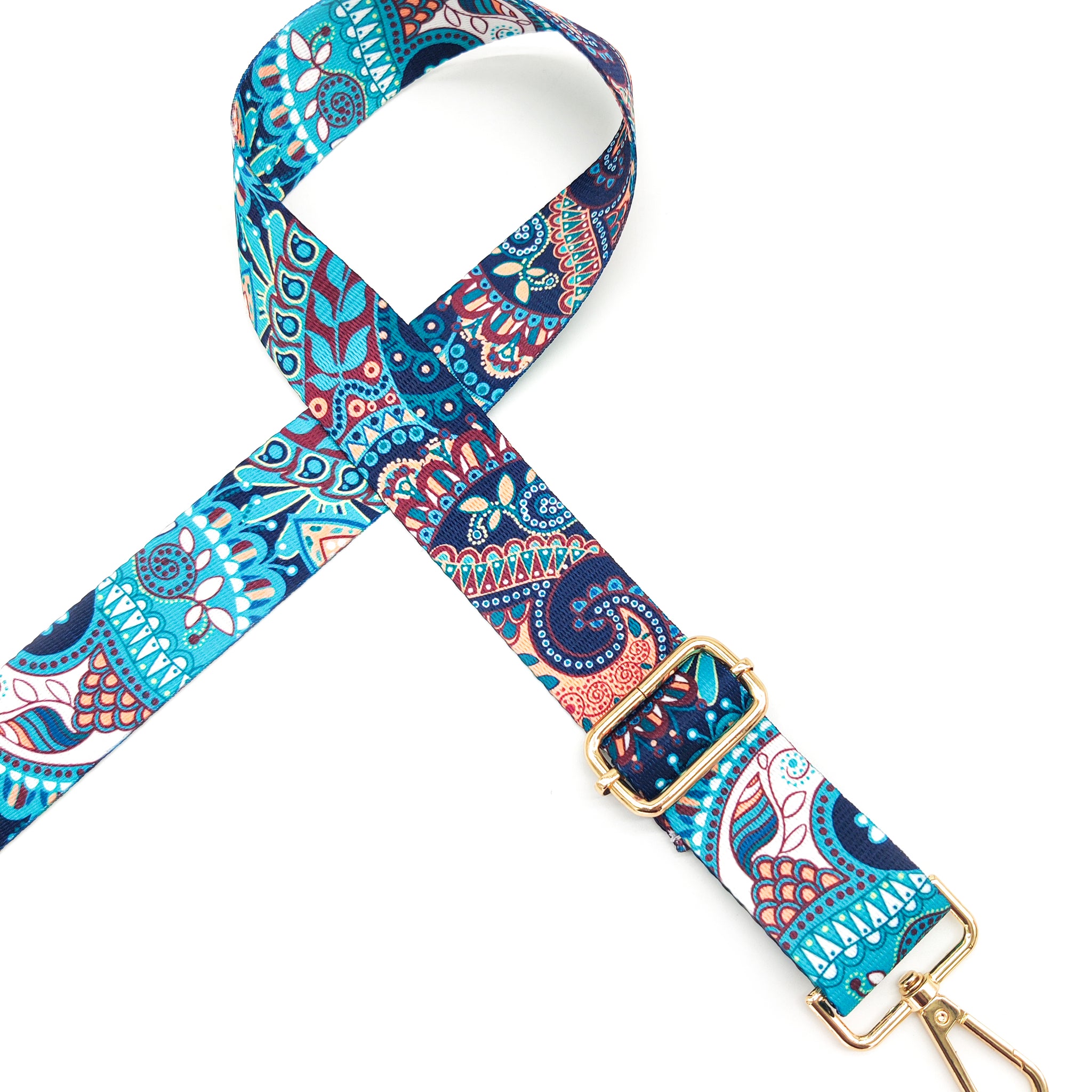 Nylon Strap Adjustable (Printed Ocean Blue)