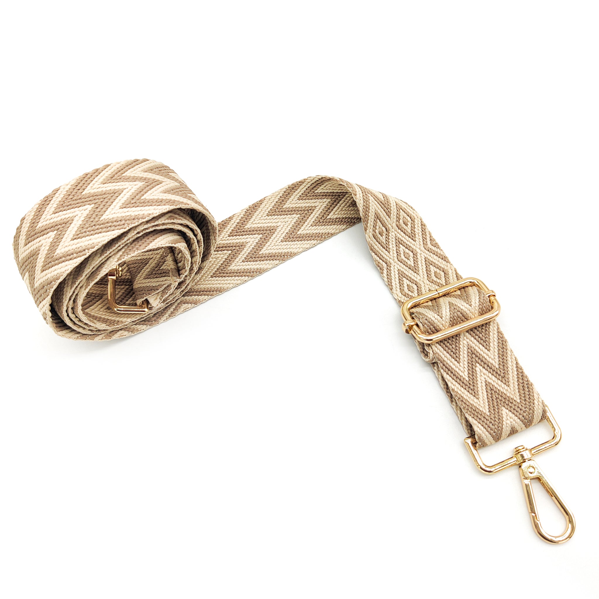 Nylon Strap Adjustable (Beige Wave)
