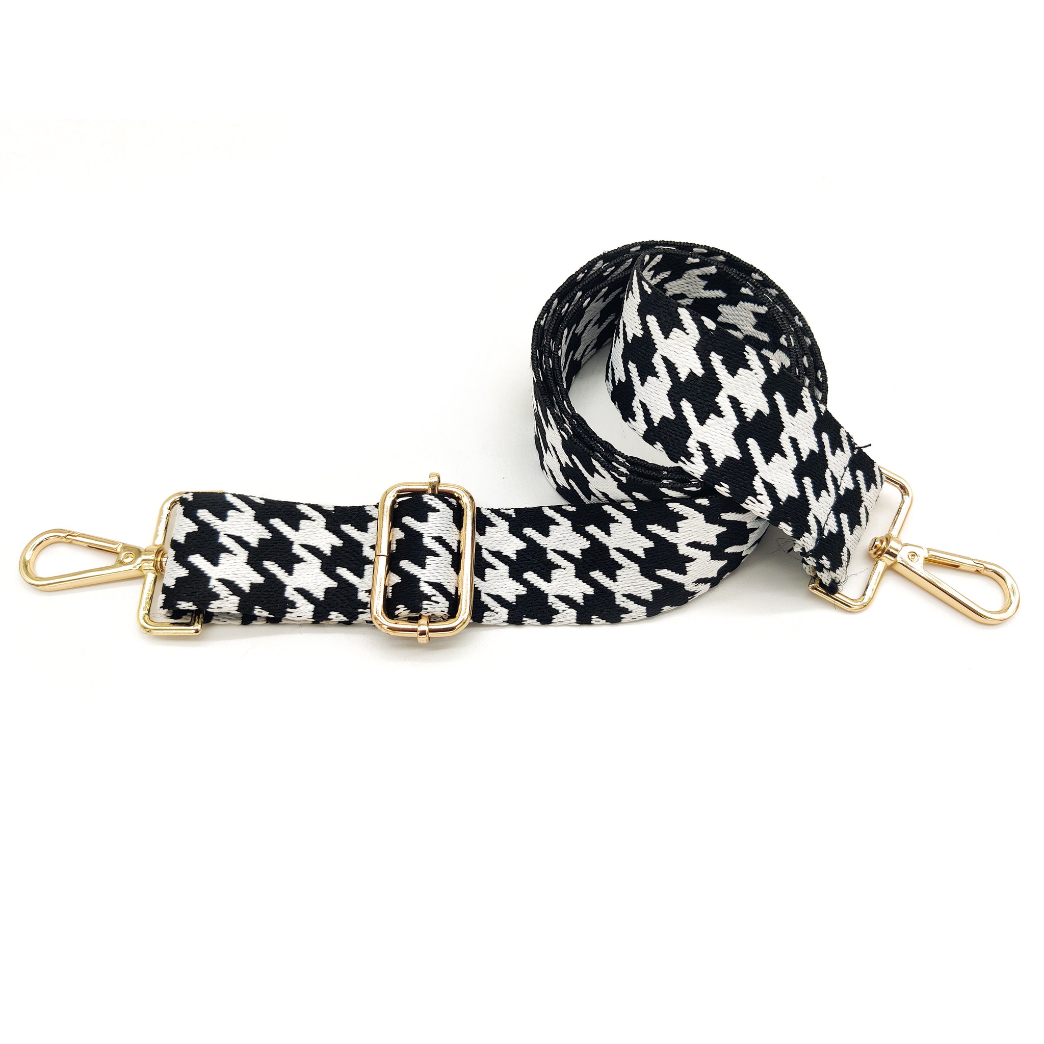 Nylon Strap Adjustable (Black & White Pattern)