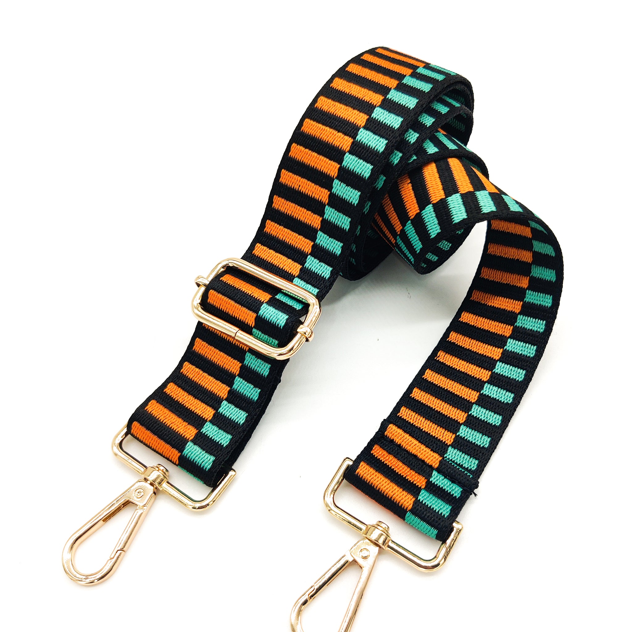 Nylon Strap Adjustable (Mint & Orange)