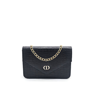 Croco Shoulder Bag