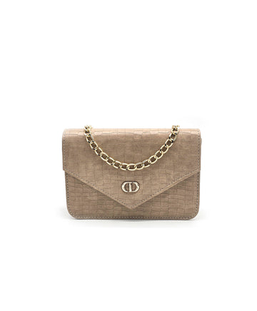 Croco Shoulder Bag
