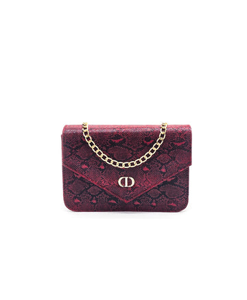 Croco Shoulder Bag